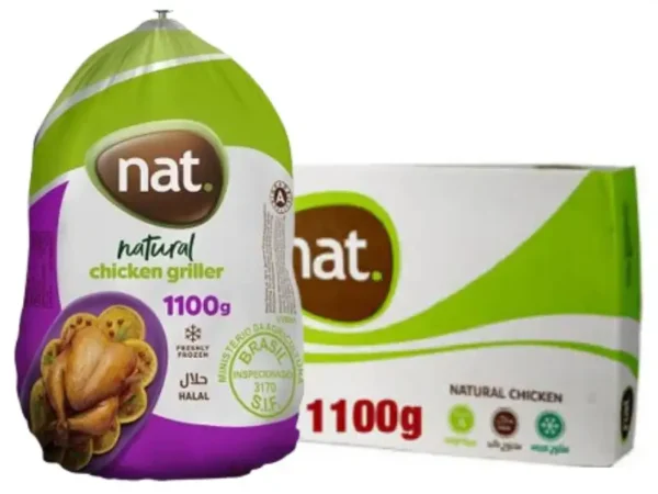 Frozen Whole Chicken 1100 Gram size NAT brand